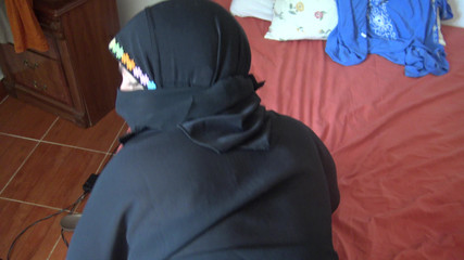 قرنية زوجة المصرية ديك كبيرة سخيف